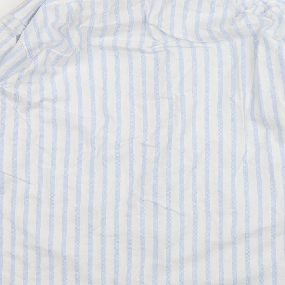 Charles Tyrwhitt Mens Multicoloured Striped Cotton  Dress Shirt Size 18 Collared