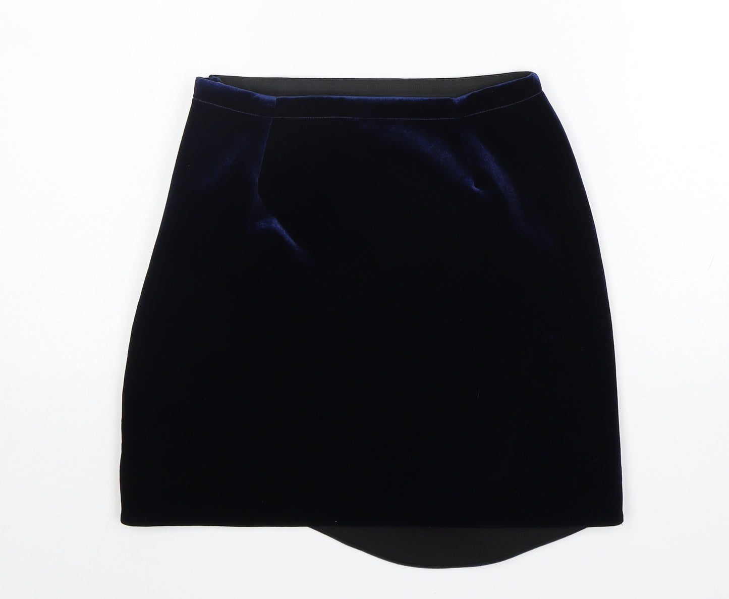 Topshop Womens Blue  Polyester Mini Skirt Size 8