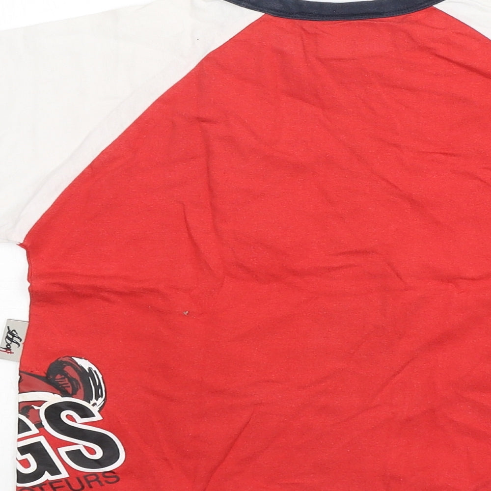 Bbggs Boys Multicoloured  Cotton Basic T-Shirt Size 5-6 Years Round Neck