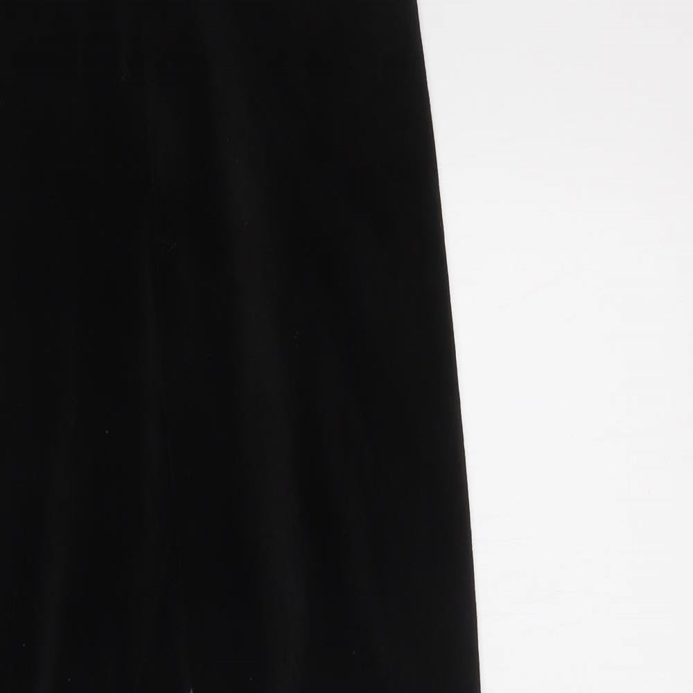 M&S Womens Black  Cotton Jegging Leggings Size 8 L27 in