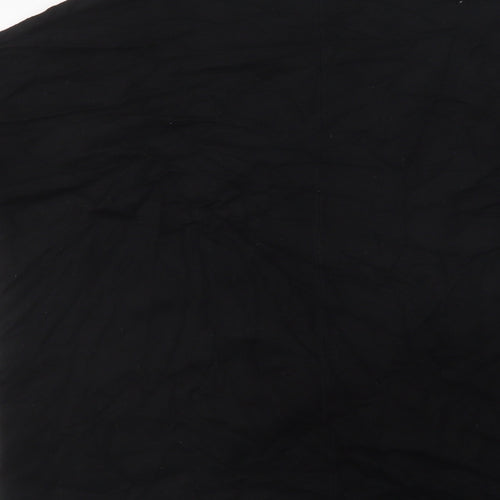 Zara Womens Black V-Neck  Viscose Cardigan Jumper Size M