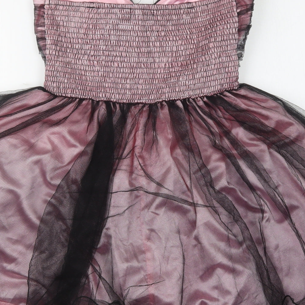Quiz Womens Pink  Polyamide Fit & Flare  Size 8  Sweetheart