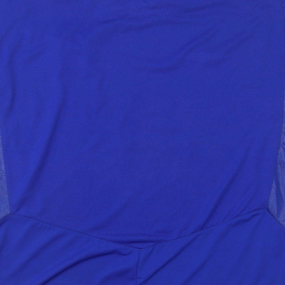 Umbro Mens Blue  Polyester  T-Shirt Size L Crew Neck  - Everton FC