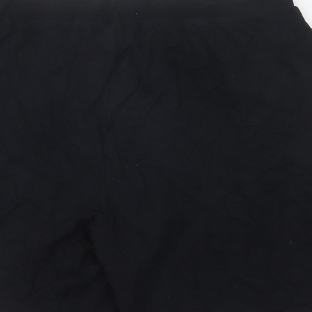 Primark Mens Black  Cotton  Sleep Shorts Size M  Drawstring