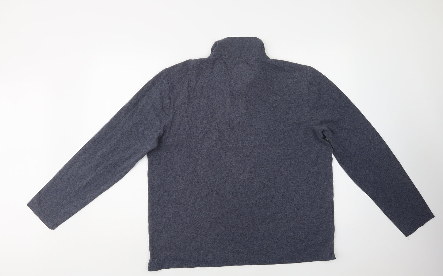 Burton Mens Blue  Polyester  Polo Size XL Collared Button