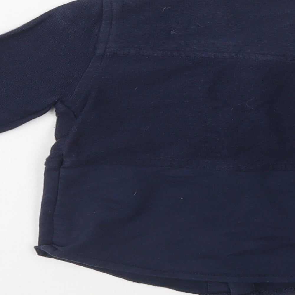 F&F Baby Blue  Cotton Basic Button-Up Size 12-18 Months Collared Button