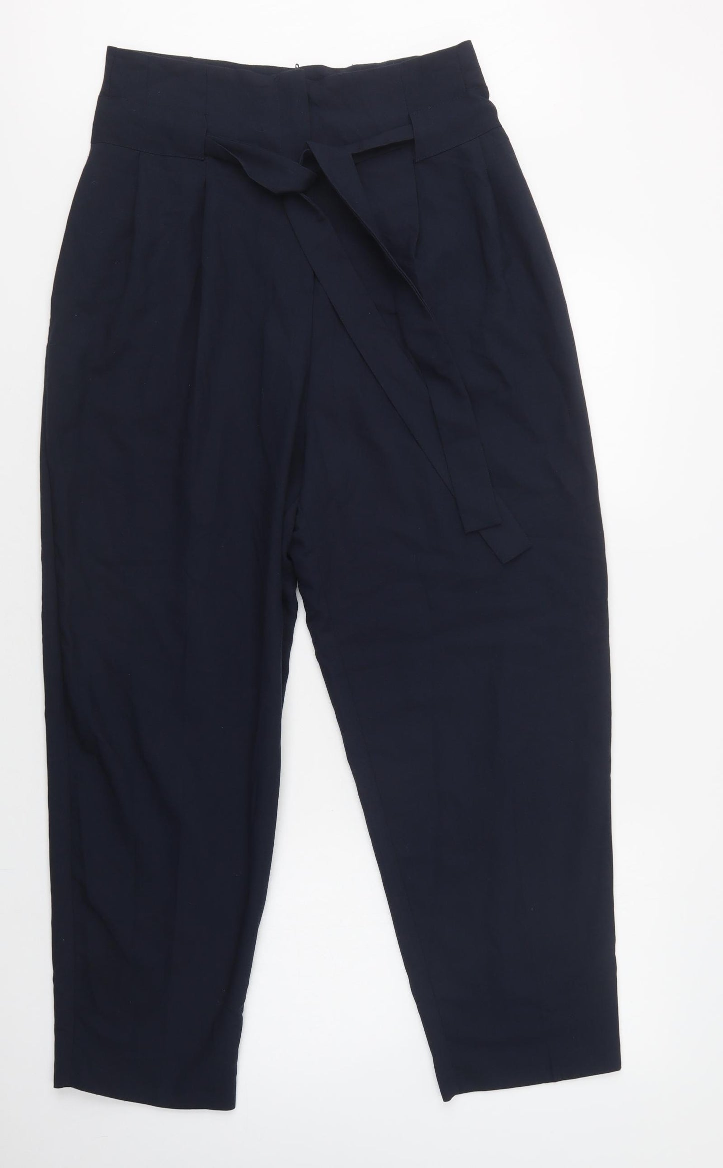 ASOS Womens Blue  Polyester Dress Pants Trousers Size 12 L28 in Regular Zip