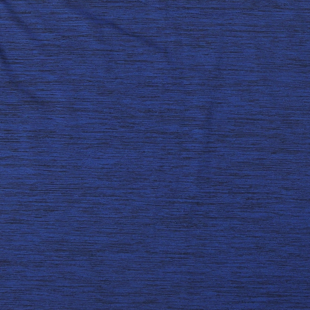 Divine Mens Blue  Polyester  T-Shirt Size L Crew Neck