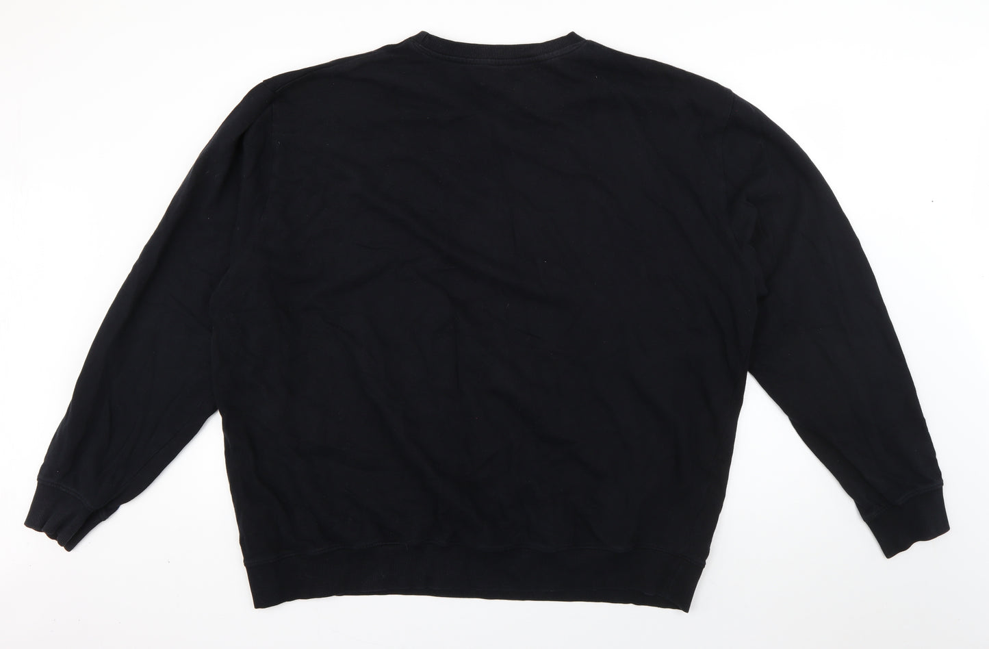 Label J Mens Black  Cotton Pullover Sweatshirt Size 2XL   - New York