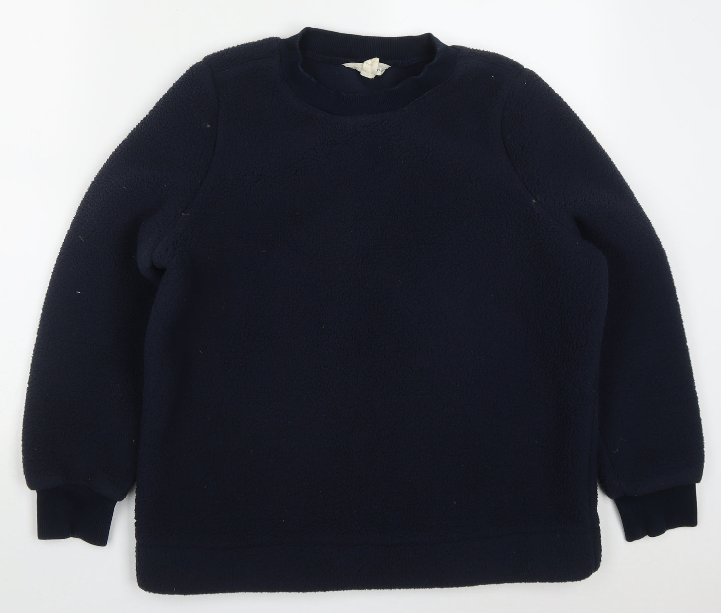 Seasalt Womens Blue Round Neck  Polyester Pullover Jumper Size 12