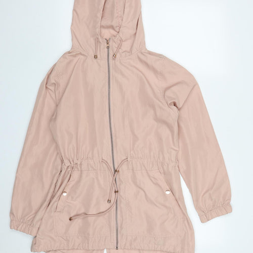 Primark Womens Pink   Anorak Coat Size 10  Zip