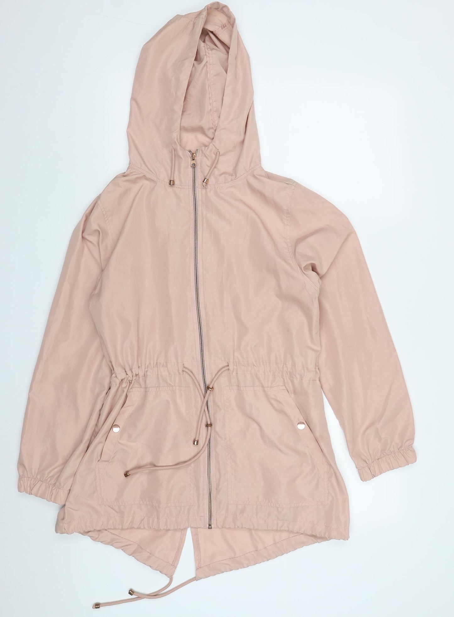 Primark Womens Pink   Anorak Coat Size 10  Zip