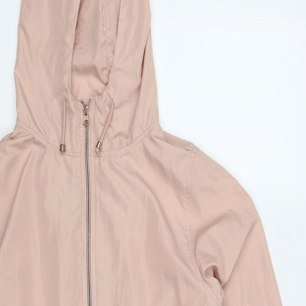 Primark Womens Pink   Anorak Coat Size 10  Zip
