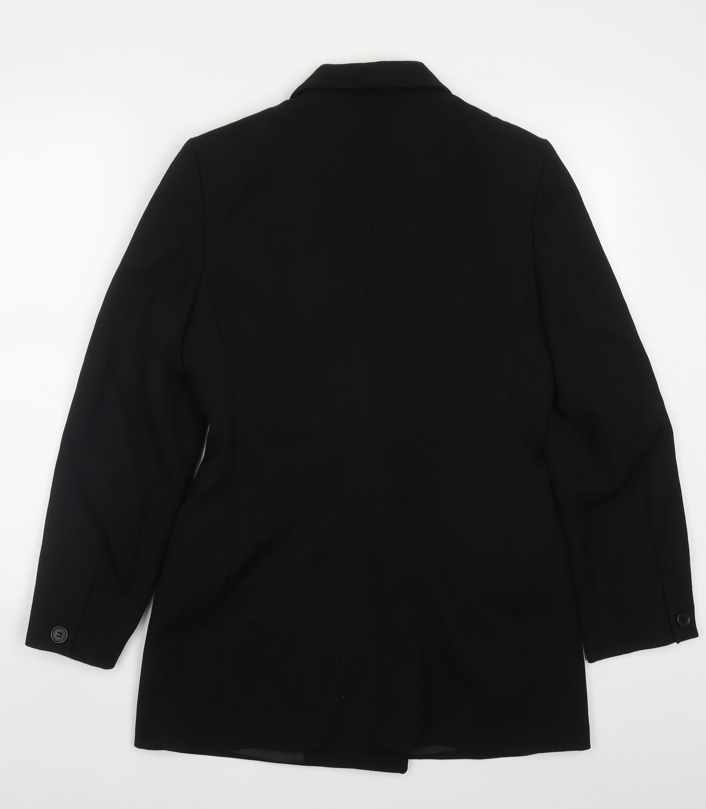 NEXT Womens Black   Pea Coat Coat Size 12  Button