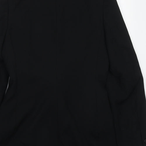 NEXT Womens Black   Pea Coat Coat Size 12  Button