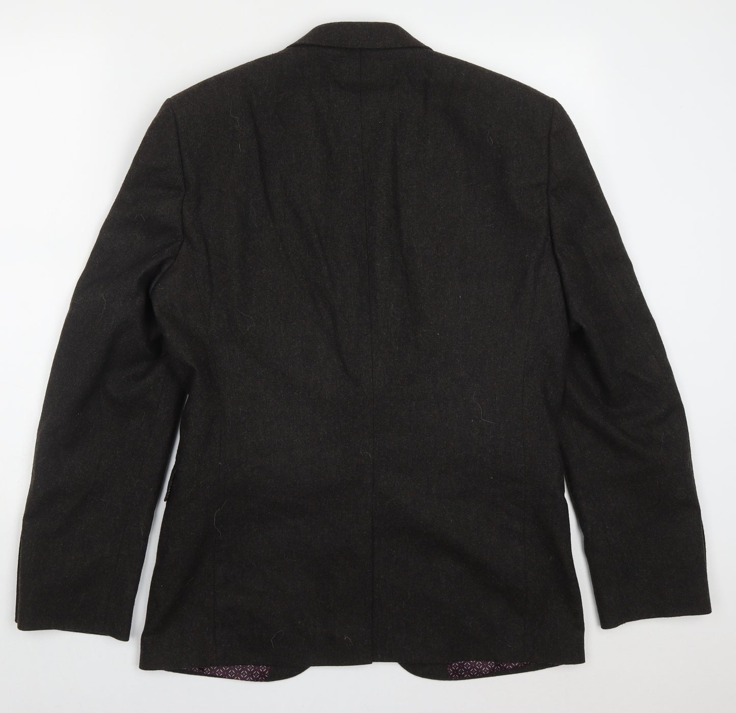 NEXT Mens Brown  Wool Jacket Suit Jacket Size 38