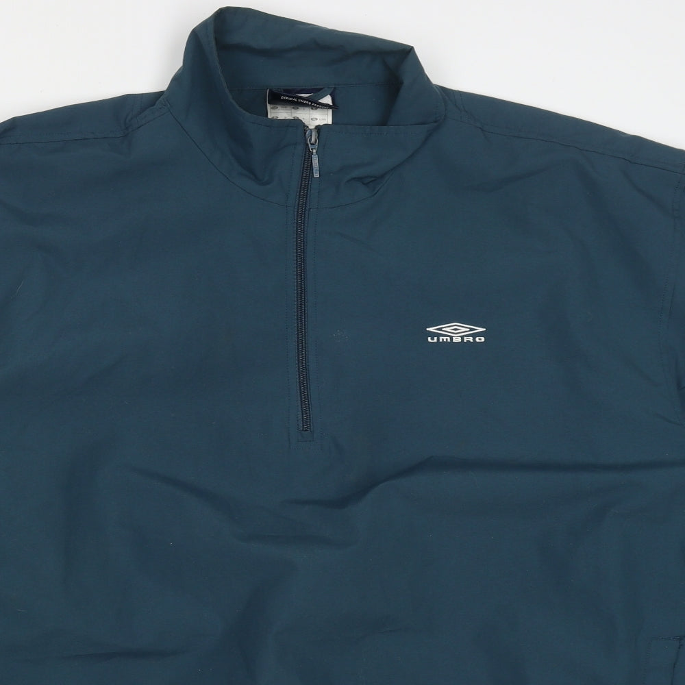 Umbro Mens Blue   Jacket  Size XL  Zip