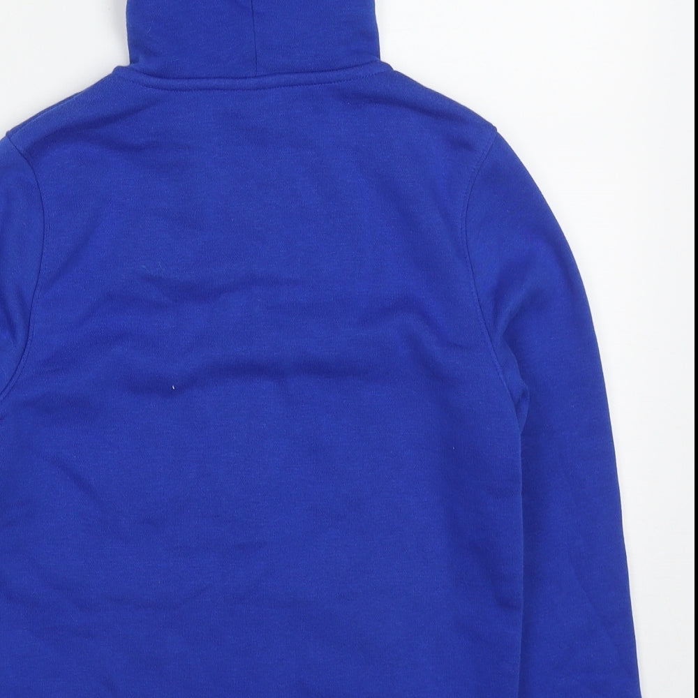 Amazon Essentials Boys Blue  Cotton Full Zip Hoodie Size 7-8 Years  Zip