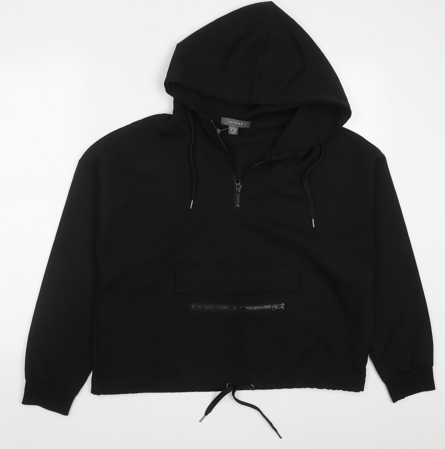 Primark Womens Black   Jacket  Size 10  Zip
