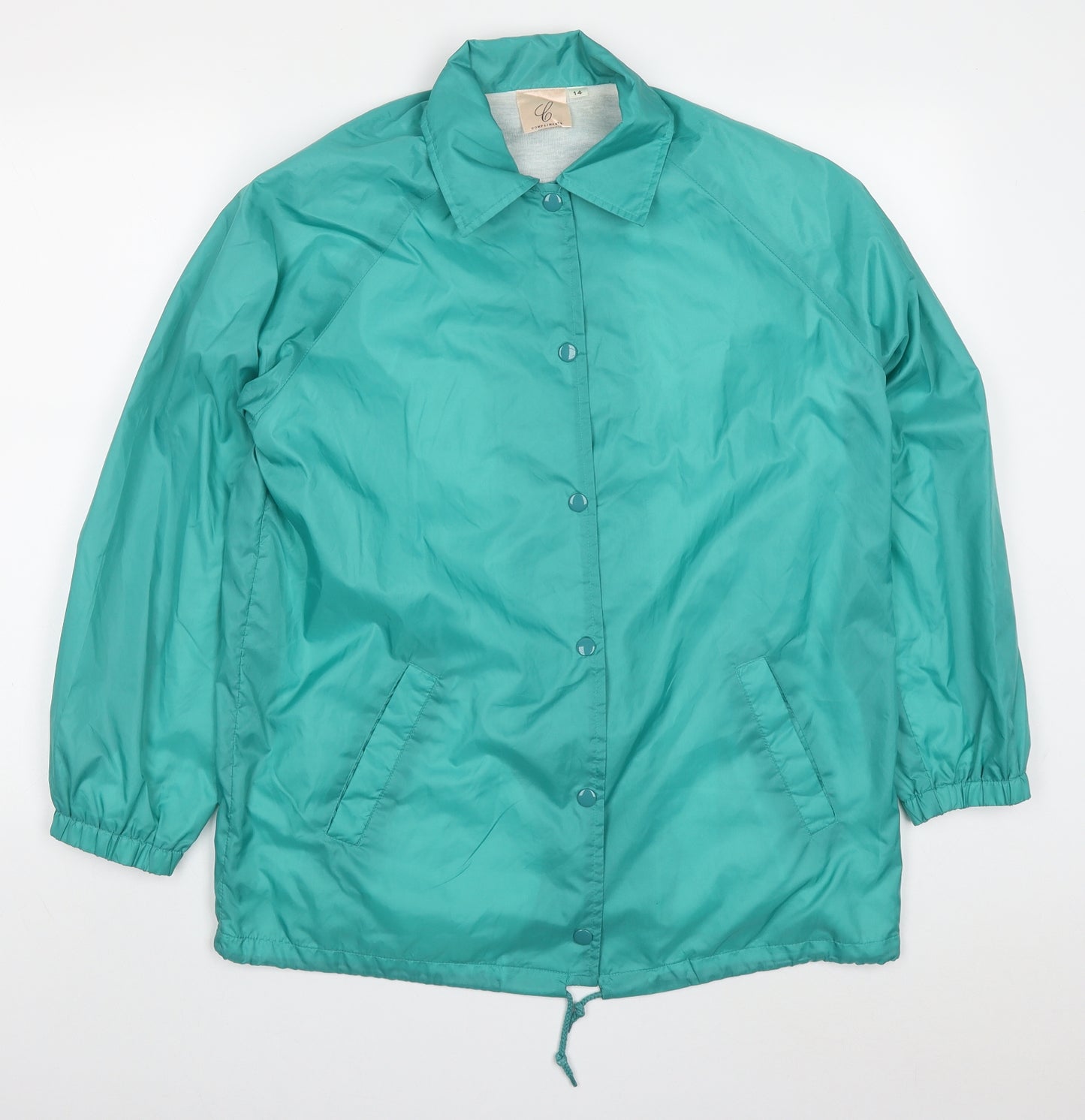 Compliments Womens Green   Jacket  Size 14  Button