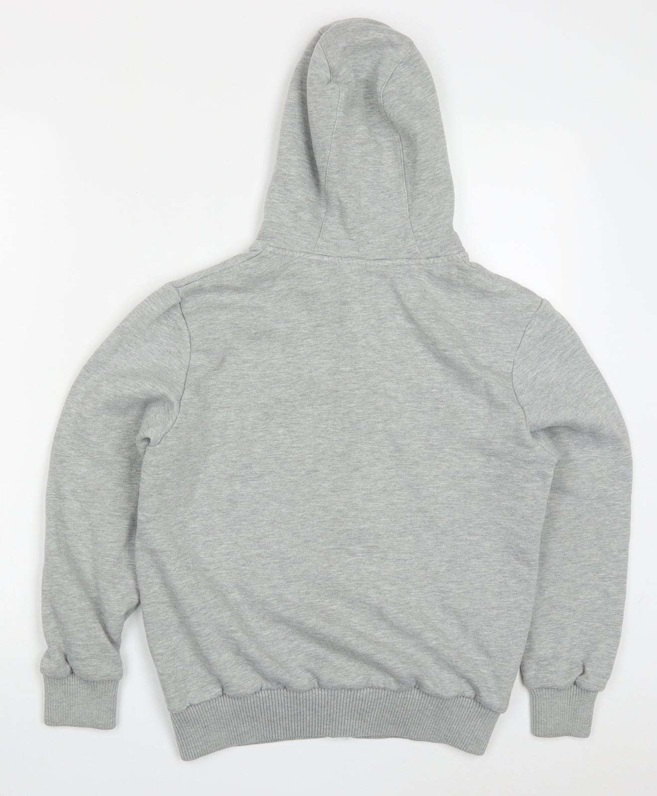 Newcastle United Boys Grey  Polyester Full Zip Hoodie Size 13 Years  Zip