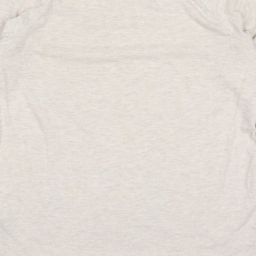 Primark Womens Beige Solid Polyester Top Pyjama Top Size 6