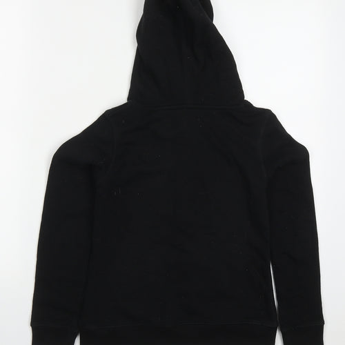 H&M Girls Black  Cotton Pullover Hoodie Size 11-12 Years  Pullover - Backwards New York City