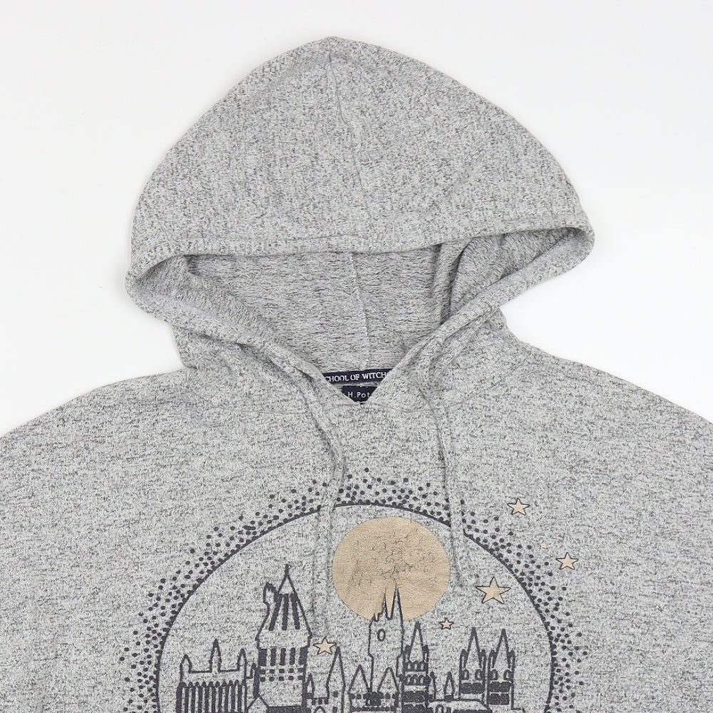 Primark Womens Grey Solid Viscose Top Pyjama Top Size 12   - Harry Potter