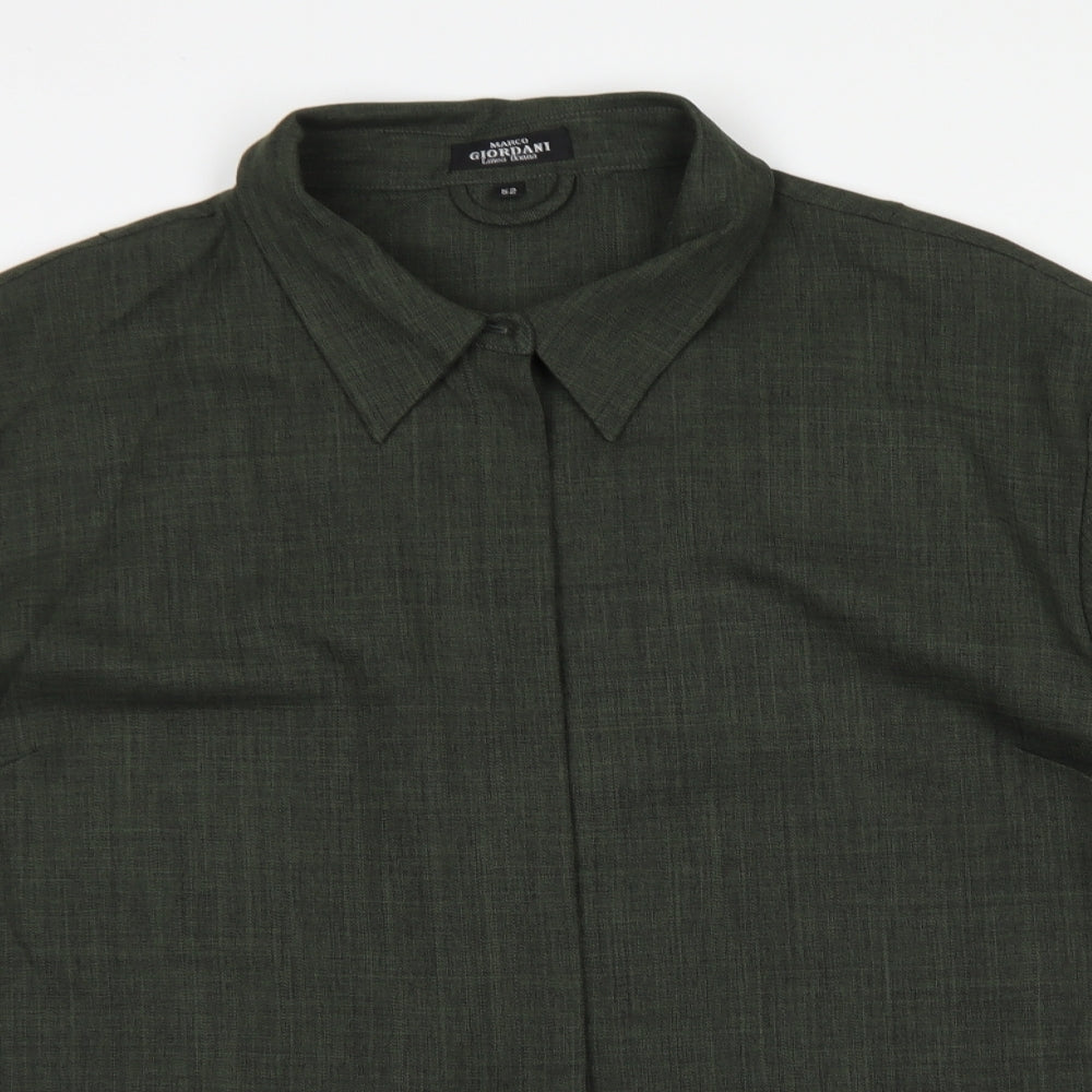 Marco Giordani Womens Green   Jacket Blazer Size 20  Zip