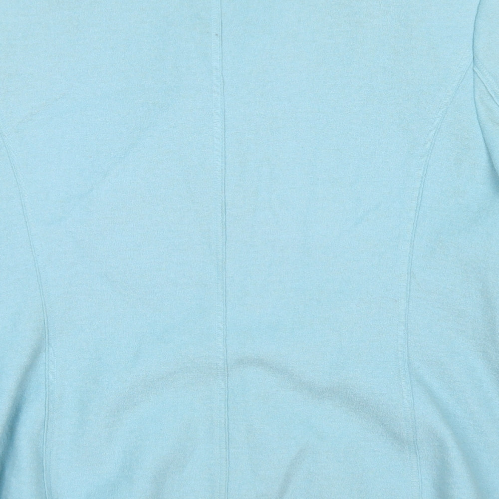Gelco Womens Blue  Polyester Jacket Blazer Size 14