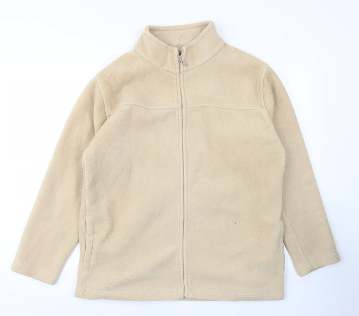 EWM Womens Beige   Jacket  Size M  Zip