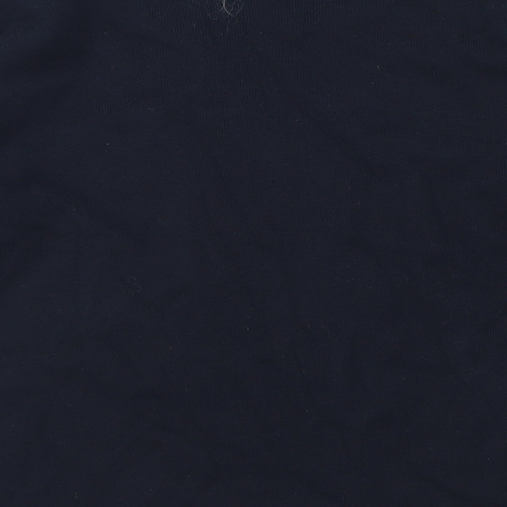 Dorothy Perkins Womens Blue Round Neck  Cotton Pullover Jumper Size 12