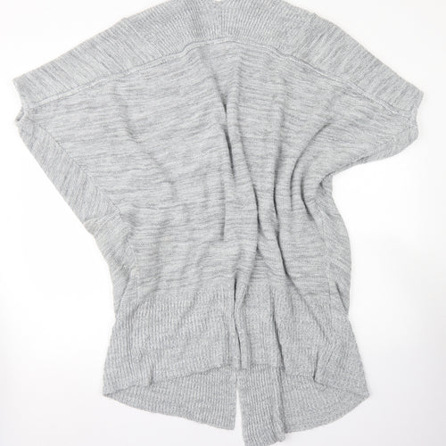 NEXT Womens Grey Round Neck  Acrylic Cardigan Jumper Size M