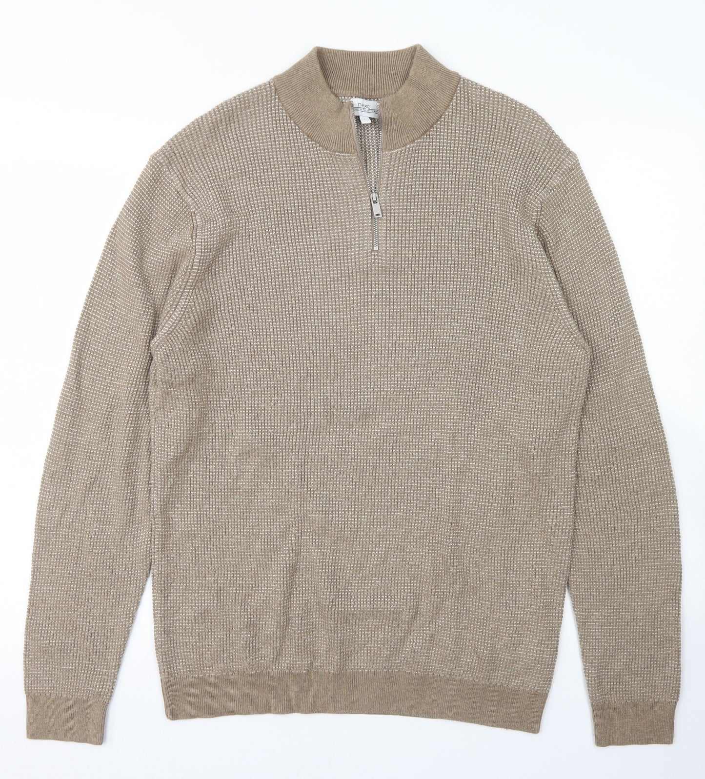 NEXT Mens Brown  Cotton Pullover Sweatshirt Size L