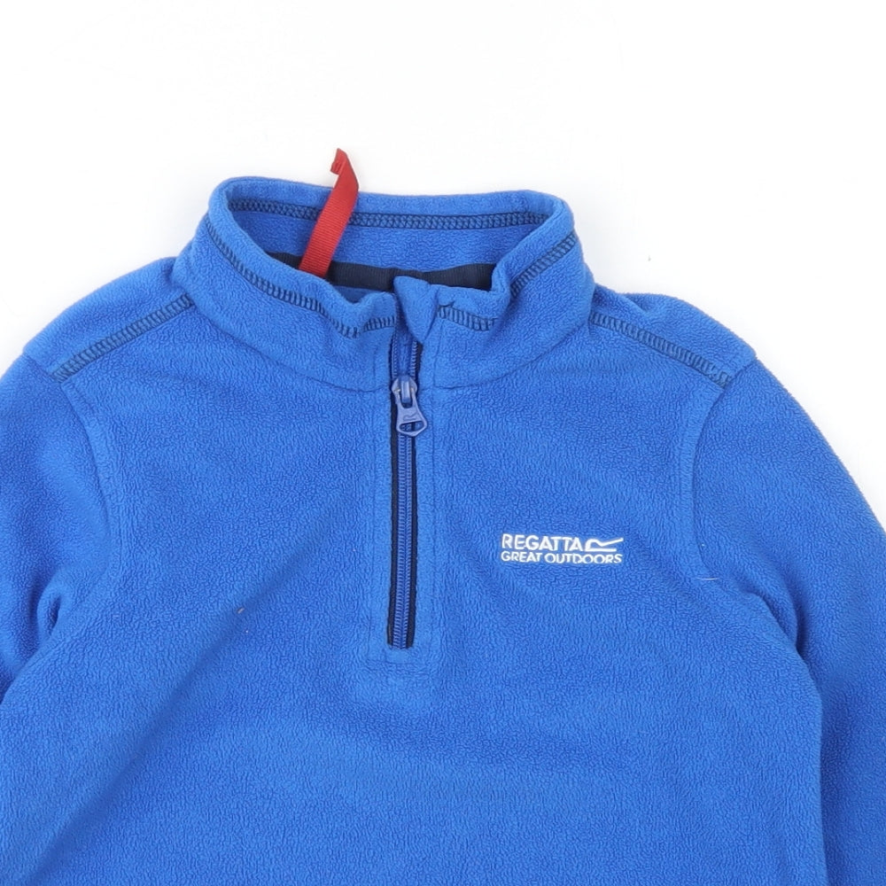 Regatta Girls Blue  Polyester Pullover Sweatshirt Size 7-8 Years