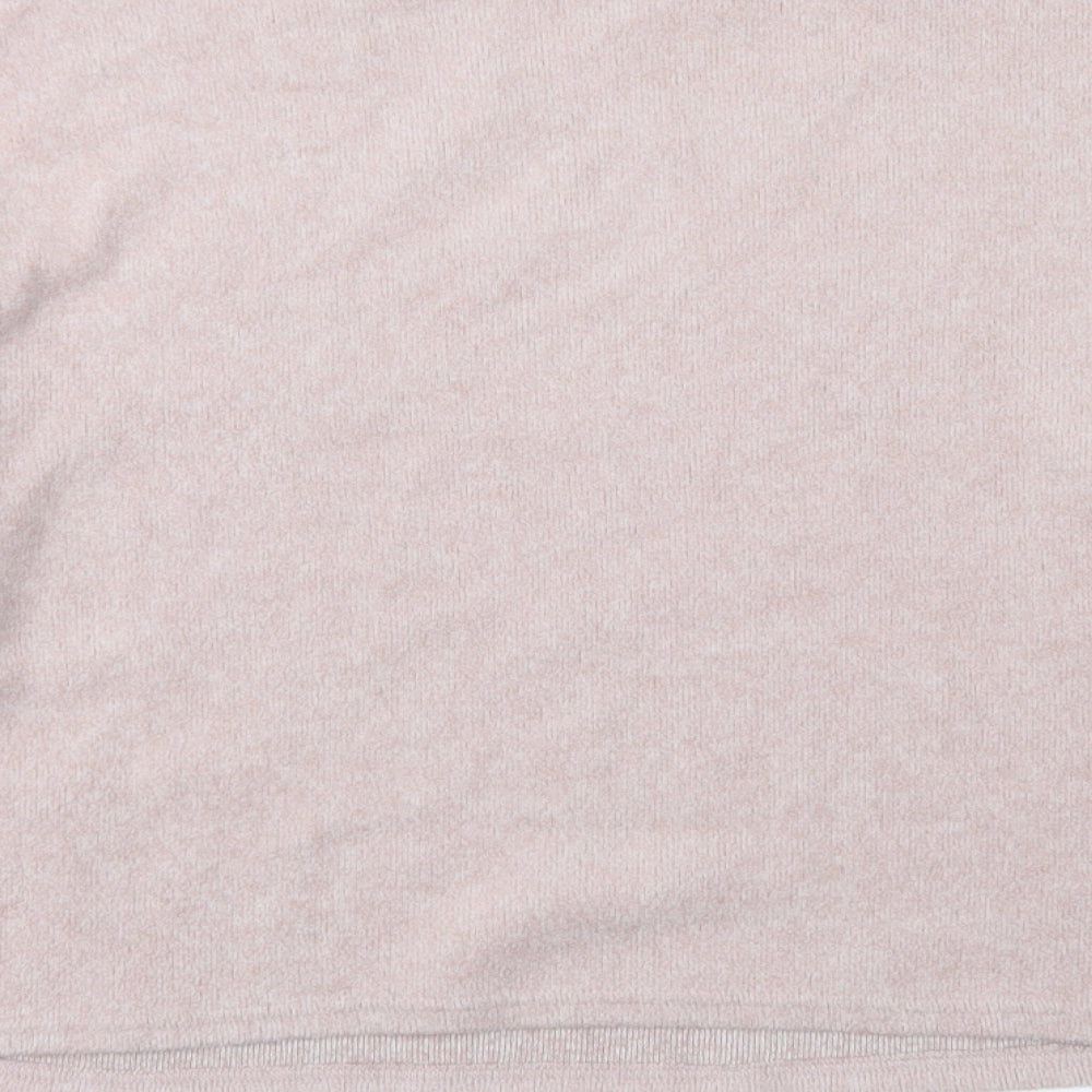 New Look Womens Pink Crew Neck  Polyester Pullover Jumper Size S   - Balloon Sleeve