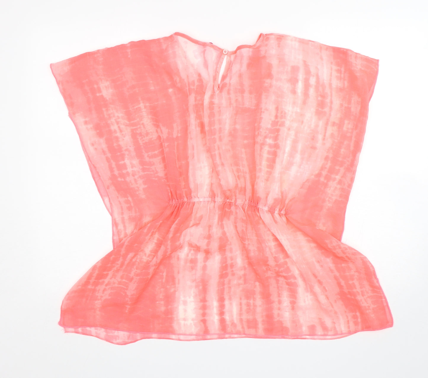 Primark Girls Pink   Basic Blouse Size 11-12 Years Round Neck