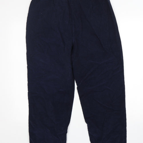 ISLE Essentials Womens Blue  Cotton Chino Trousers Size 14 L27 in Regular