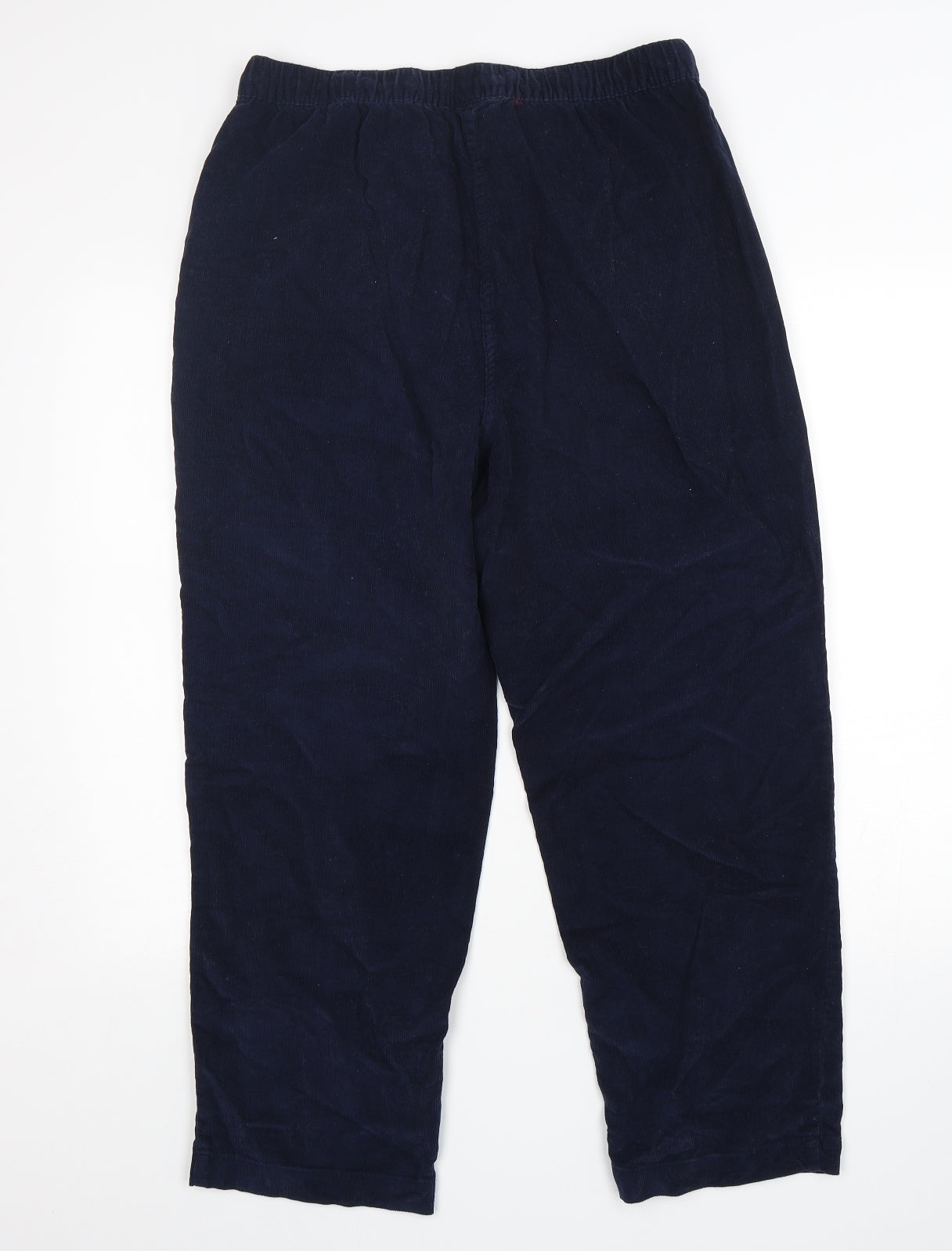 ISLE Essentials Womens Blue  Cotton Chino Trousers Size 14 L27 in Regular