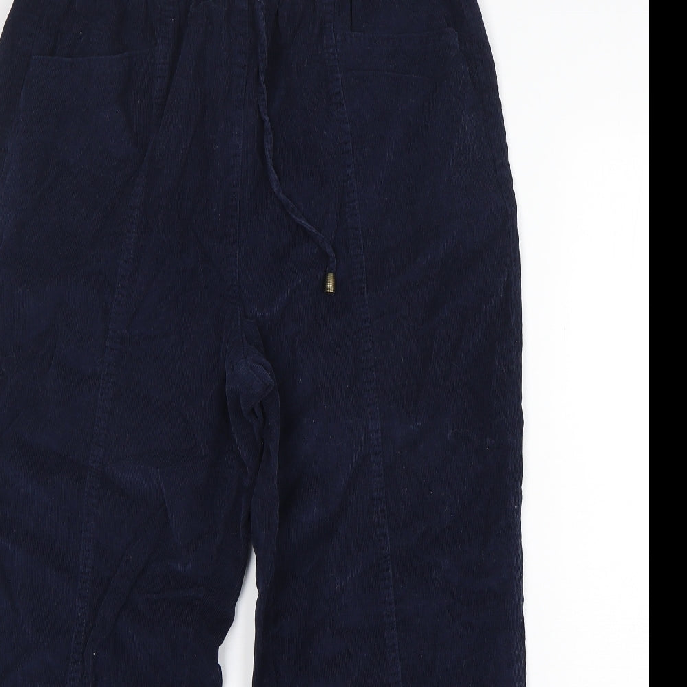 ISLE Essentials Womens Blue  Cotton Chino Trousers Size 14 L27 in Regular