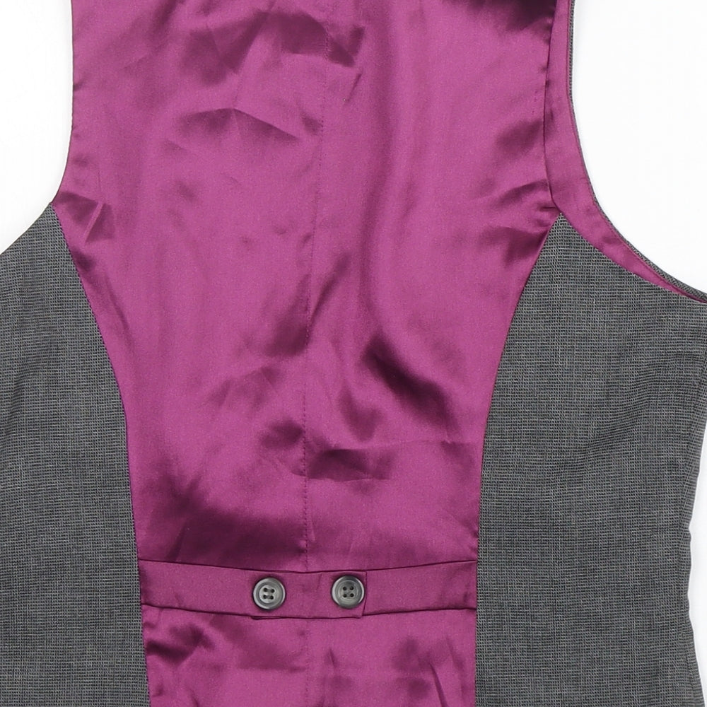 Papata Womens Multicoloured  Polyester Jacket Suit Waistcoat Size 12