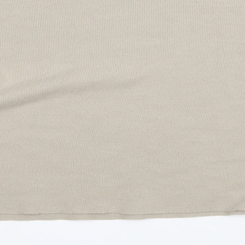Zara Womens Green  Acrylic Pullover Sweatshirt Size S   - Cropped
