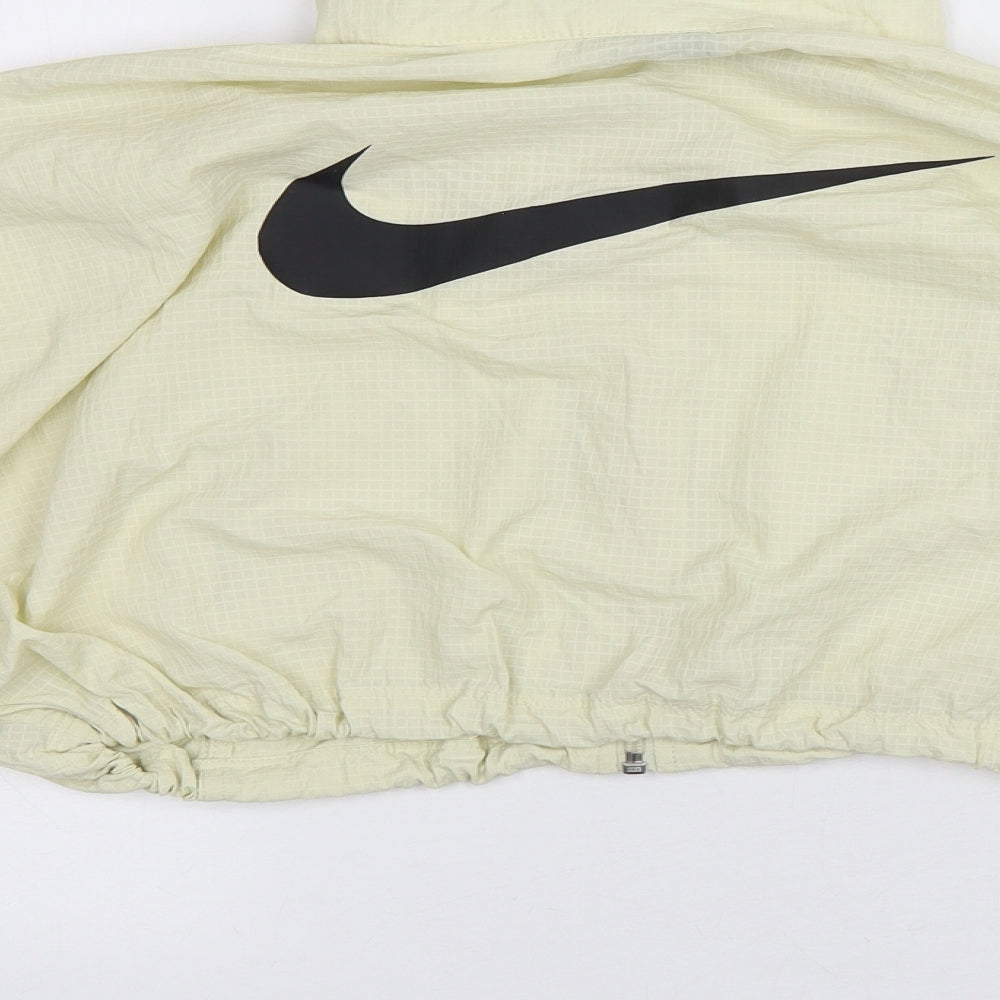 Nike Womens Beige   Windbreaker Jacket Size XS   - Cropped