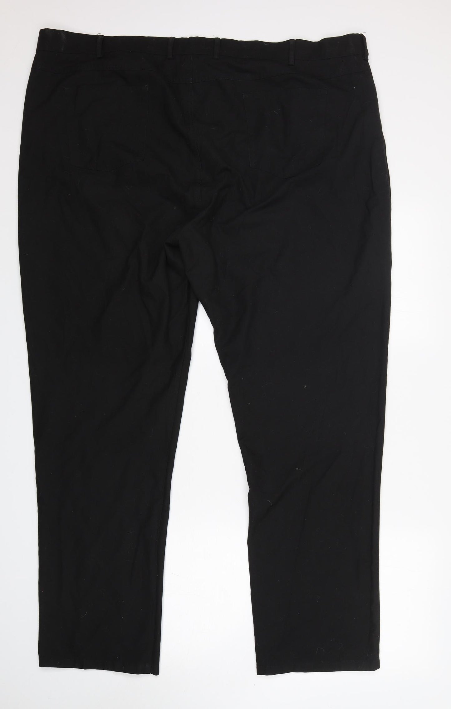 Jacamo Mens Black  Polyester Trousers  Size 48 L32 in Regular