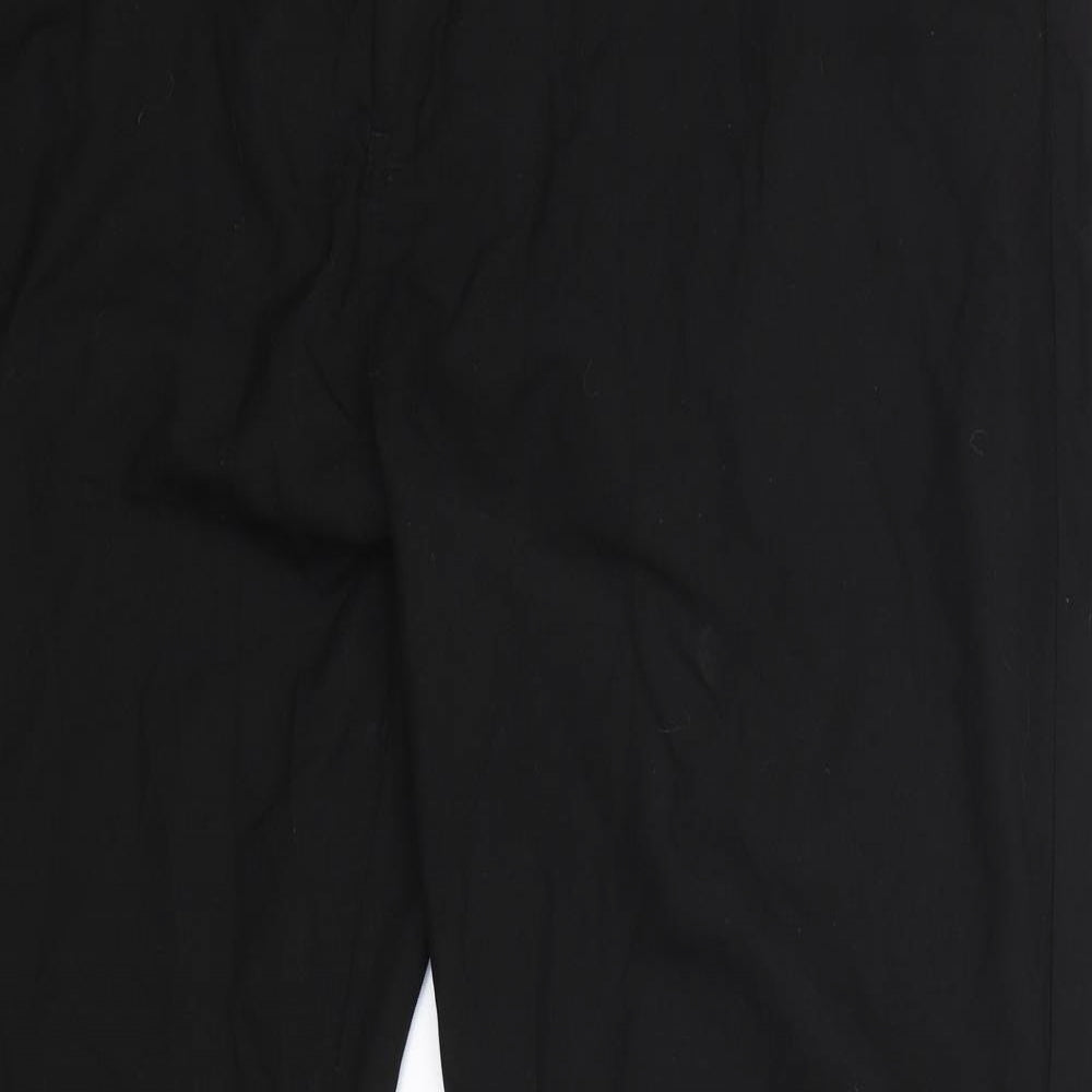 Jacamo Mens Black  Polyester Trousers  Size 48 L32 in Regular