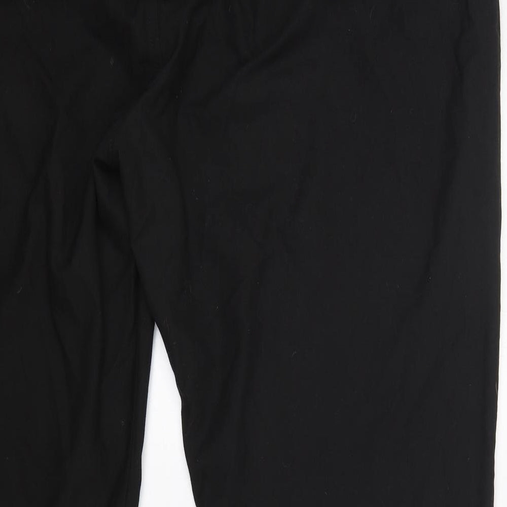 Jacamo Mens Black  Polyester Trousers  Size 48 L32 in Regular