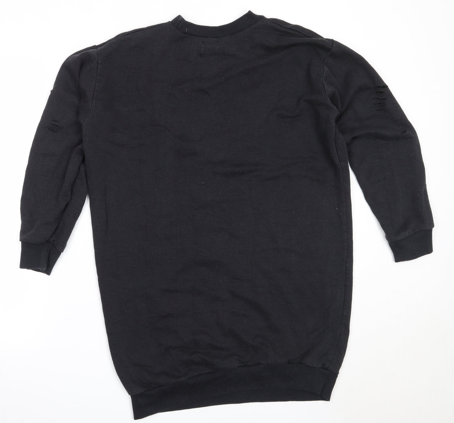 Parisian Womens Grey  Polyester Pullover Sweatshirt Size 10