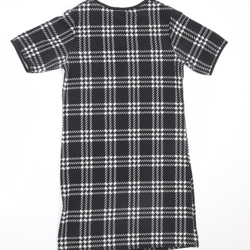 Cameo Rose Womens Black  Polyester Shift  Size 8  Round Neck