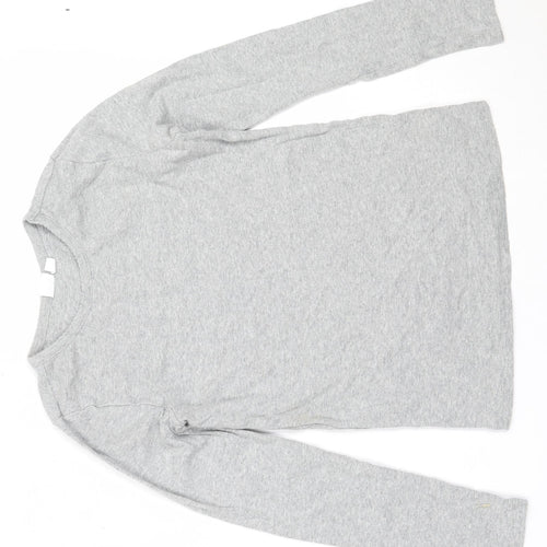 Gap Girls Grey  Cotton Basic T-Shirt Size XL Round Neck