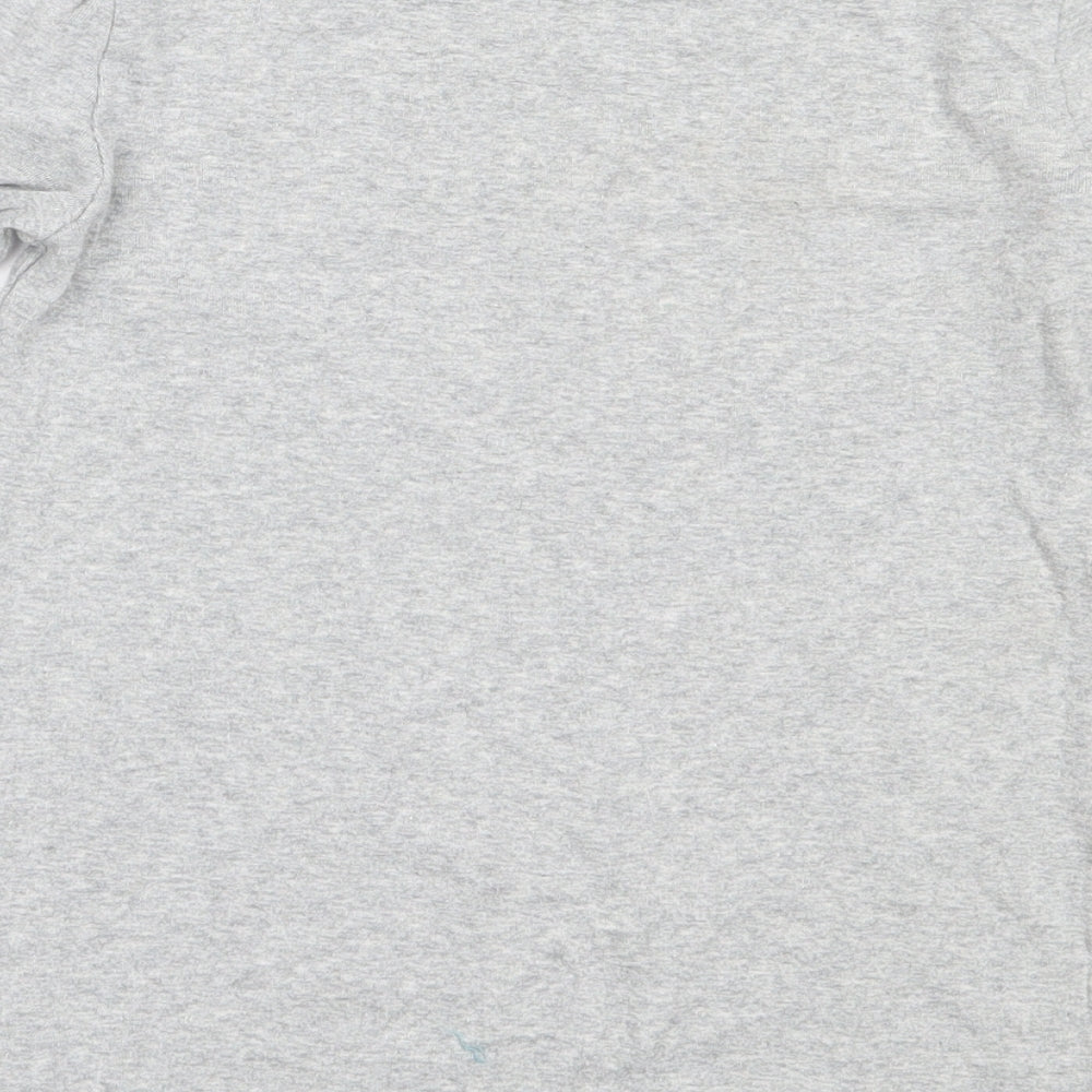 Gap Girls Grey  Cotton Basic T-Shirt Size XL Round Neck